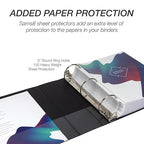 Samsill Economy 3 Inch 3 Ring Binder Bulk Pallet, Made in The USA, Round Ring - Image 7