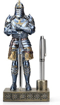 Amoysanli Knight Pen Stand Decoration Resin Pen Holder Art Craft Paperweight by Amoysanli