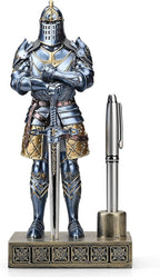 Amoysanli Knight Pen Stand Decoration Resin Pen Holder Art Craft Paperweight by Amoysanli