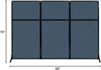 Versare Workstation Partition | Portable Wall Divider | Modern Office Cubicle | - Image 7