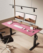 YSAGi Leather Desk Pad Protector, Office Desk Mat, Large Mouse Pad, Non-Slip PU - Image 2