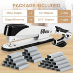 Deli Stapler Heavy Duty, Full Strip Staplers - Image 3