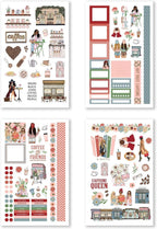 Hobonichi Compatible A5 Planner Sticker Book – Coffee Queen Collection Coffee-Themed Decorative & Functional Stickers for Cousin & Weeks Size Planners, Journals & Creative Planning