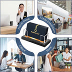 NIUBEE Acrylic Business Card Holder: Clear Plastic Business Cards Display Stand - Image 5