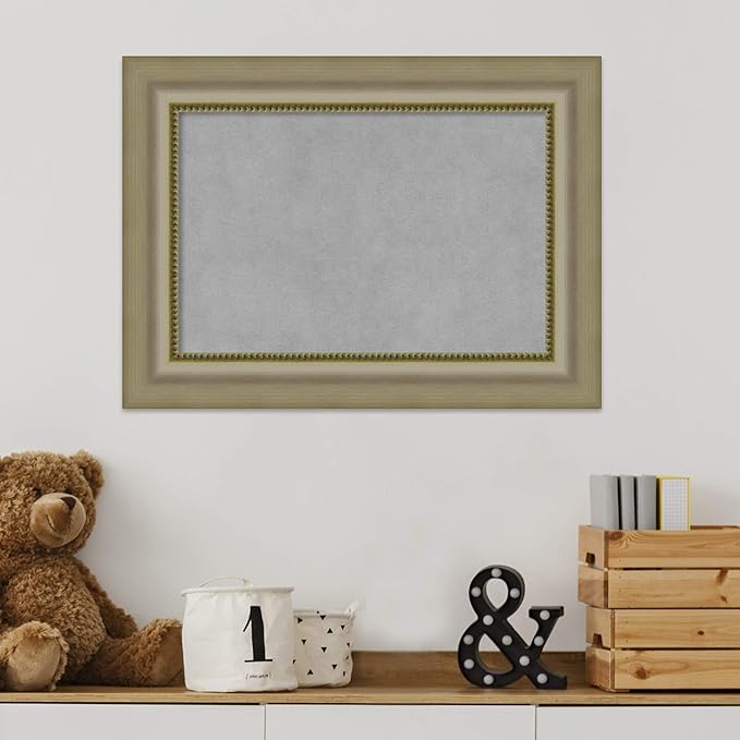 Amanti Art Silver Framed Magnetic Board 17x23 Small Vision Board - Image 6