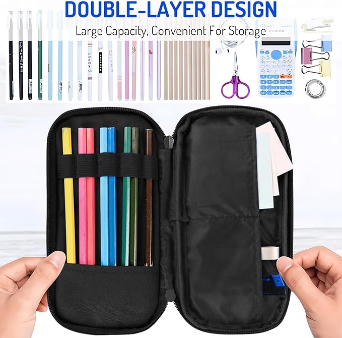 Fitvc Large Pencil Case for Boys, Gamer Boys Pencil Pouch for Kids Teens School - Image 4