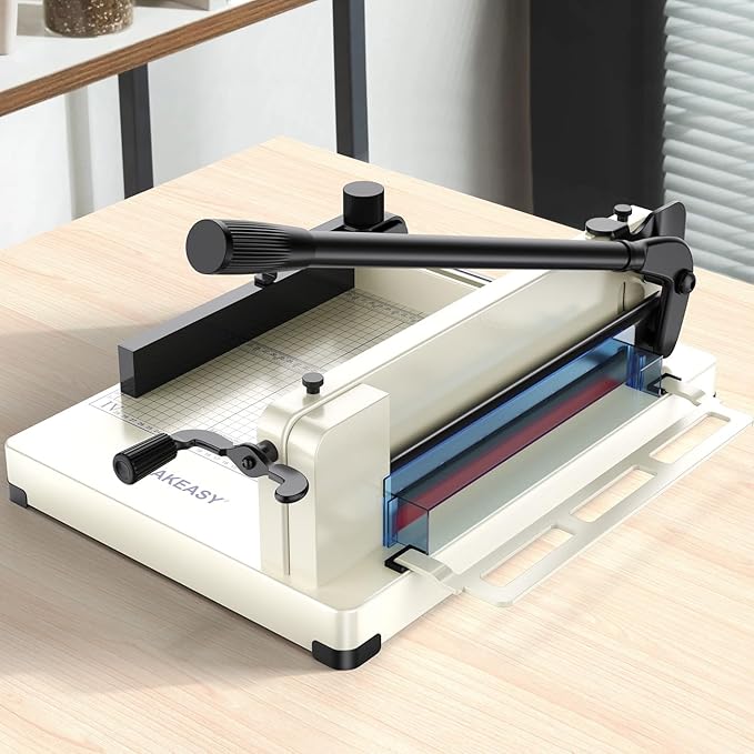 Paper Cutter 12 Inch, Heavy Duty Paper Cutter by MAKEASY