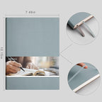EMSHOI Dotted Journal Bullet Notebook, B5 Large Softcover Leather Journal - Image 3