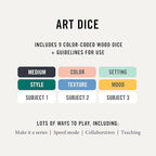 Two Tumbleweeds Art Dice - Image 3