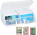 Lifewit 4x6 Photo Storage Box, Plastic Craft Storage Box by Lifewit