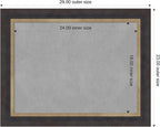 Amanti Art Black Framed Magnetic Board 23x29 Medium Vision Board - Image 4