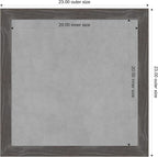 Amanti Art Grey Framed Magnetic Board 23x23 Medium Vision Board - Image 4