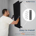BUBOS 2 PCS Fabric Acoustic Panels, 47.2''x23.7'' Decorative Sound Dampening - Image 9