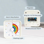 TWENTY5 SEVEN Countdown Timer, 60 Minute 1 Hour Silent Visual Timer, Magnetic - Image 3