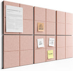 Bumusty Large Cork Board Alternative-36 x24 Felt Bulletin Board Tiles, by Bumusty