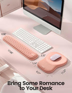 Meatanty Keyboard and Mouse Wrist Rest Set, Ergonomic Wrist Pad Support - Image 7