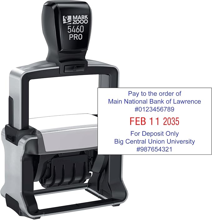 Mark 2000 5460 Professional Self Inking Date Stamp by Mark2000