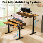 Kingant 48 x 30 Inch Electric Standing Desk - Image 4