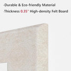 Neatsure Large Cork Board for Wall, 6 Panels Felt Tiles Tack Push Pin Board for - Image 4