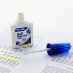 BAZIC Products Correction Liquid 2 in 1, Foam Brush & Precise Metal Tip - Image 6