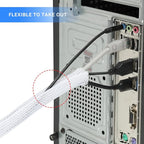 AGPTEK Cable Sleeve Cover, 25ft - Image 2