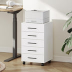 HOOBRO 5-Drawer File Cabinet, Office Filing Cabinet - Image 4