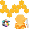 Hexagonal Acoustic Panels-12 Pack High-Density Sound Absorbing Panels by UNECHOACOUSTIC