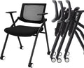 12 Pack Stackable Conference Room Chairs by Brobriyo