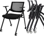 12 Pack Stackable Conference Room Chairs by Brobriyo