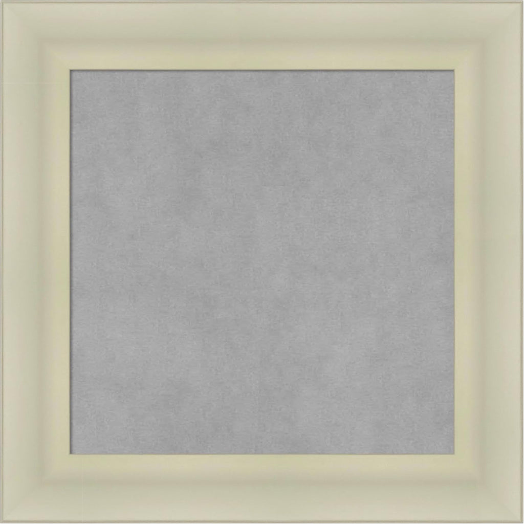 Amanti Art Silver Framed Magnetic Board 21x21 Small Vision Board