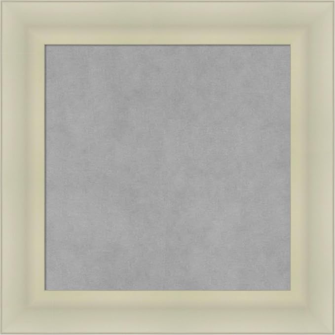 Amanti Art Silver Framed Magnetic Board 21x21 Small Vision Board by AmantiArt