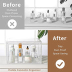 Freebat Closet Organizers and Storage, Acrylic Clear Plastic Storage Bins - Image 5