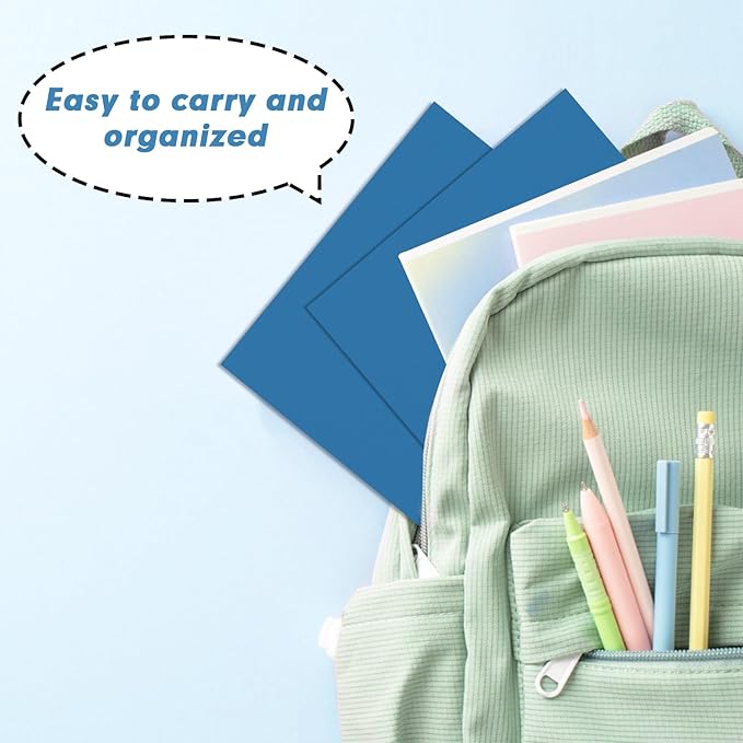 Two Pocket Folders, RAZCC 50 Pack 2 Pocket Folders Fit Letter Size Paper - Image 6