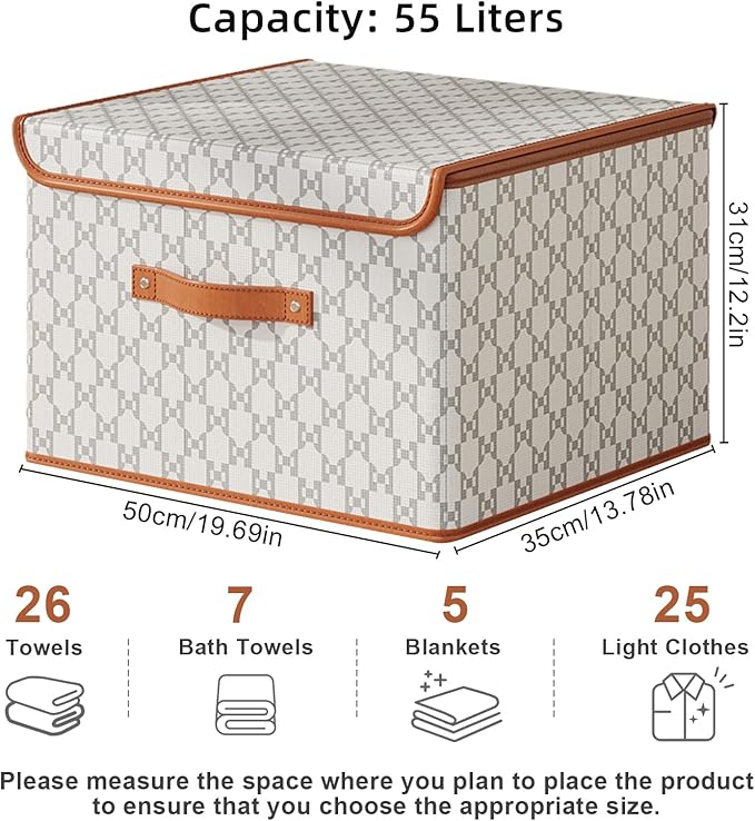Tuza 4 Pack Fabric Storage Bins - Image 2
