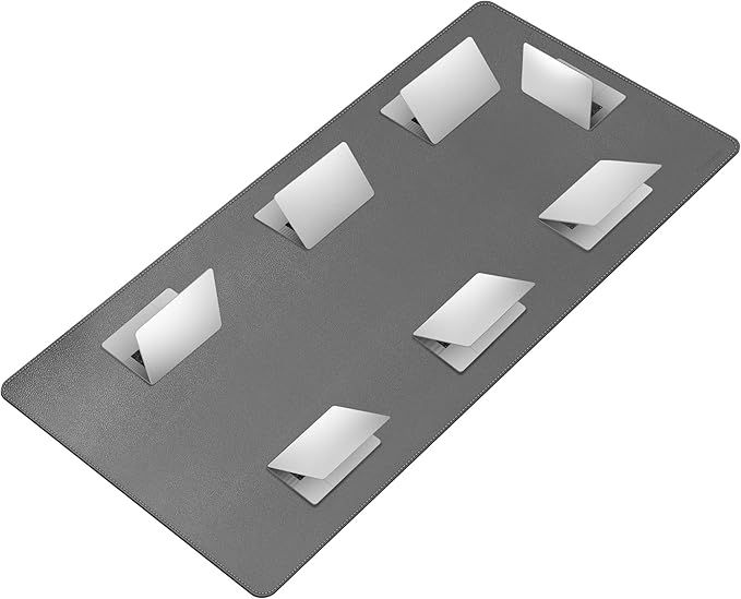 CENNBIE MAX200 78.7" x 39.4" Leather Desk Mat, Extra Large Desk Pad Blotter by CENNBIE