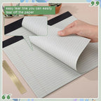 Lincia 6 Pcs 11" x 9.5" Legal Pads College Ruled Notepad Landscape Notebook - Image 4