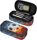 SNAPMADE Soccer Pencil Case for Boys Teens Men, Sports Pencil Box by SNAPMADE