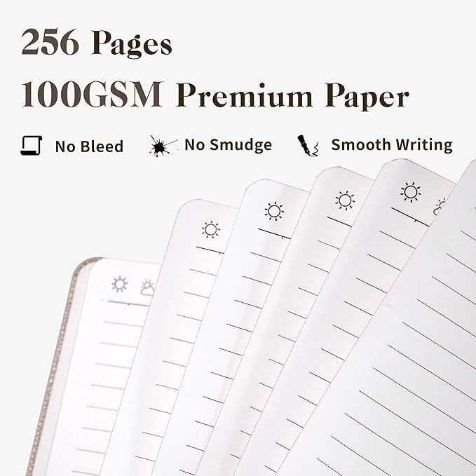 CAGIE Textured Hardcover Lined Journal - Image 5