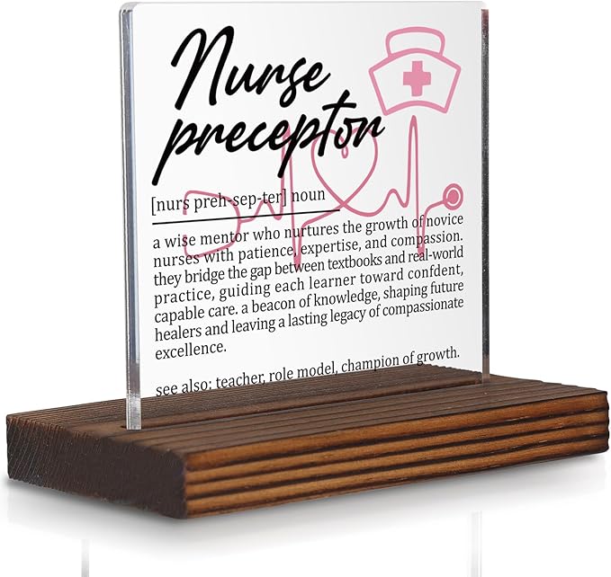 Nurse Preceptor Nurse Gifts, Thank You Appreciation Gifts forNurse Educators by Pariveca