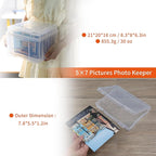 Find Scrapblooms 5×7 Photo Storage Box, Plastic photo keeper - Image 2