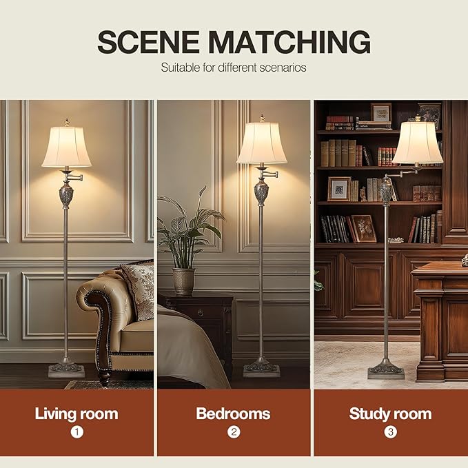 Traditional LED Floor Lamp - Image 3