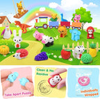Palmatte 40PCS Mini Animal Erasers Kids Prizes Treasure Box Toys Classroom - Image 6