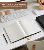 Biuwory Lined Journal Notebook for Women Men, 256 Pages A4 Large Hardcover - Image 6