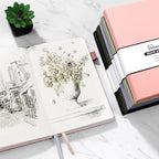 Annecy Blank Journal Notebook, Medium 5.5x 8.25, 160 Pages 100GSM Writing Paper - Image 5