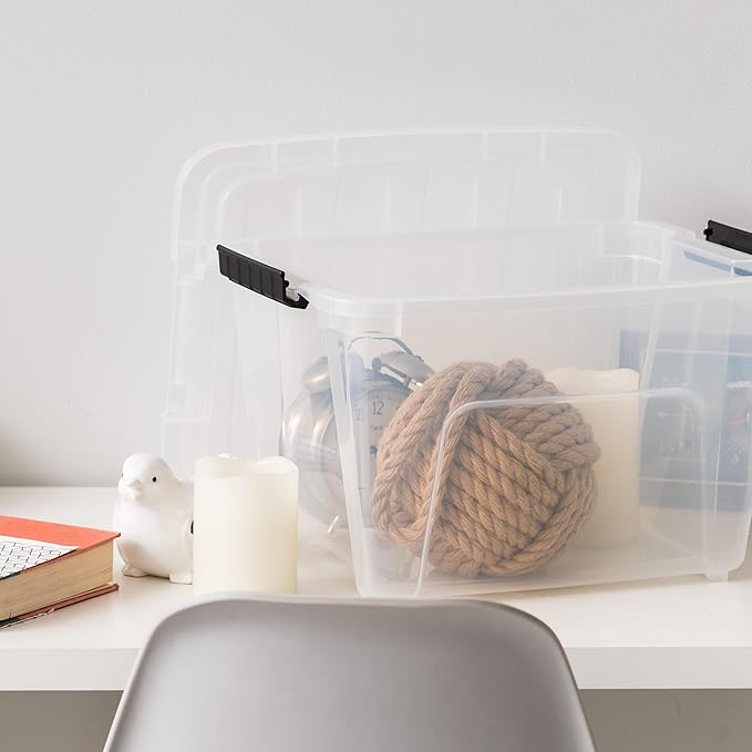 IRIS USA 19 QT Plastic Storage Box - Image 9