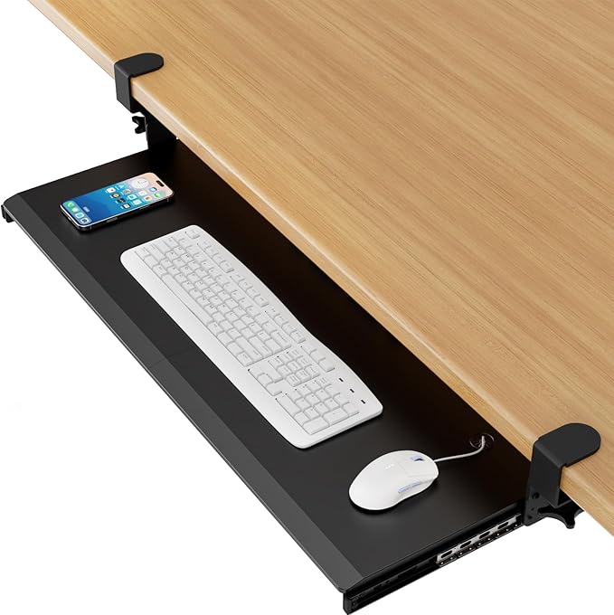 AX WABER Keyboard Tray Under Desk Pull Out by 1