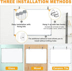 H-Qprobd Magnetic Whiteboard 24" x 18" Dry Erase White Board - Image 3