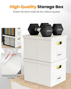 2 Pack File Storage Organizer, Portable File Box - Image 4