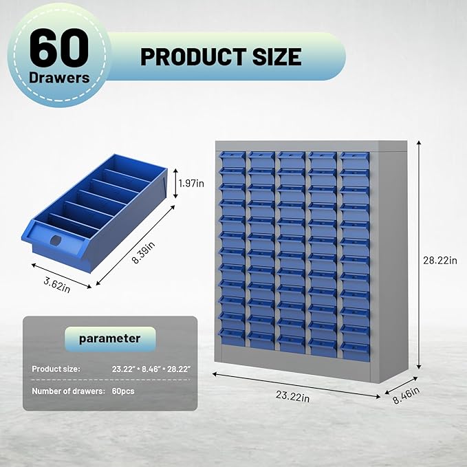 Exerock 60 Drawer Tool Storage Cabinet - Image 3