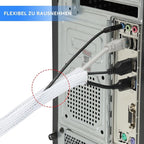 AGPTEK Cable Sleeve Cover, 20ft - Image 4